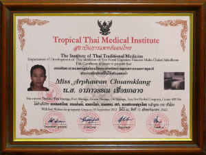 Buhlan Thaimassage Team Zertifikat M
